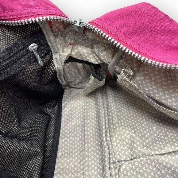 Kipling Large Baby Bag Nylon Very Berry Pink - Picture 10 of 10